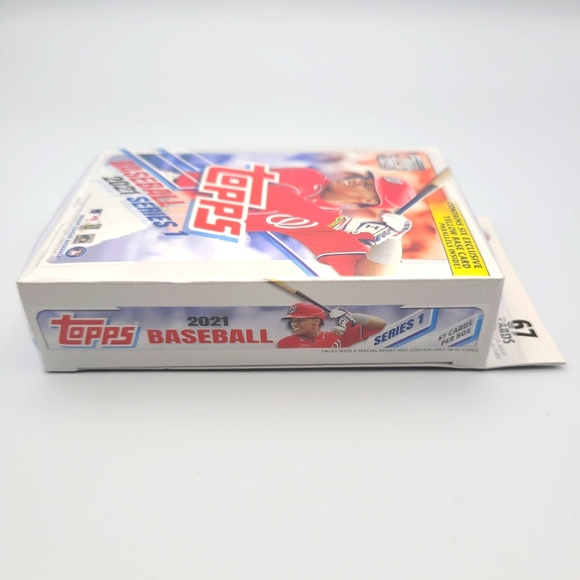 TOPPS - Baseball 2021 Series 1 Hanger Box (Lot of 2) - Picture 4 of 6